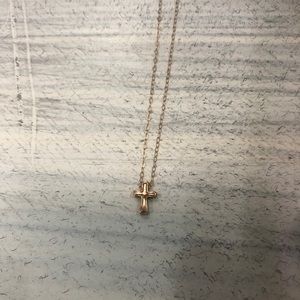 14k cross necklace